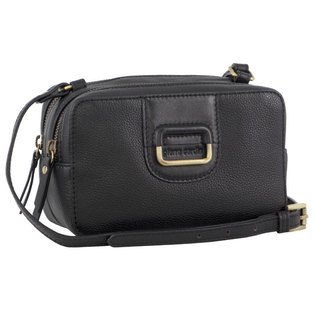Pierre Cardin Leather Cross-Body Clutch Clutch Dam Gula | OCVXMP271