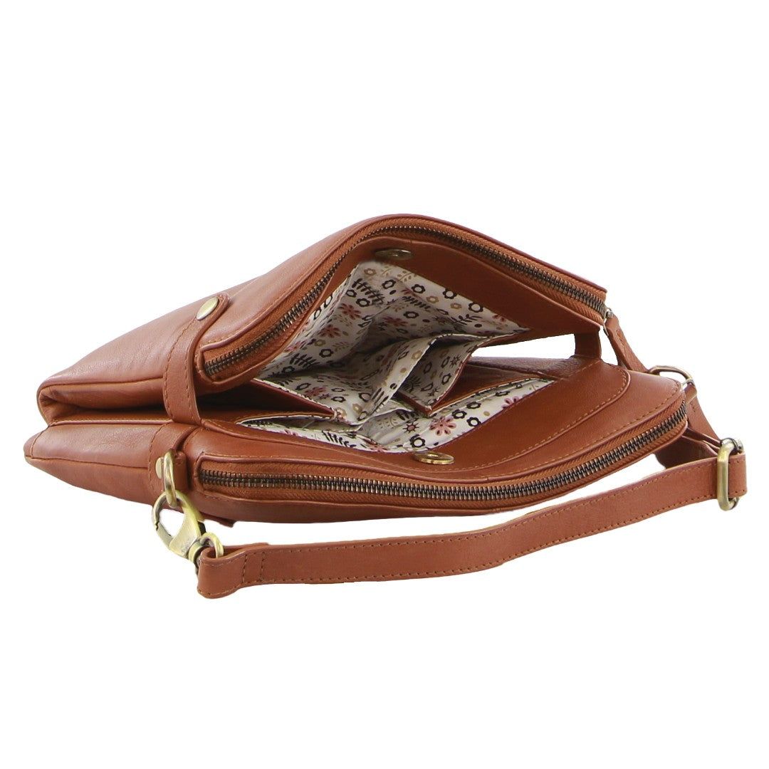 Pierre Cardin Leather Crossbody Bag Clutch Dam Bruna | JIMXCY206