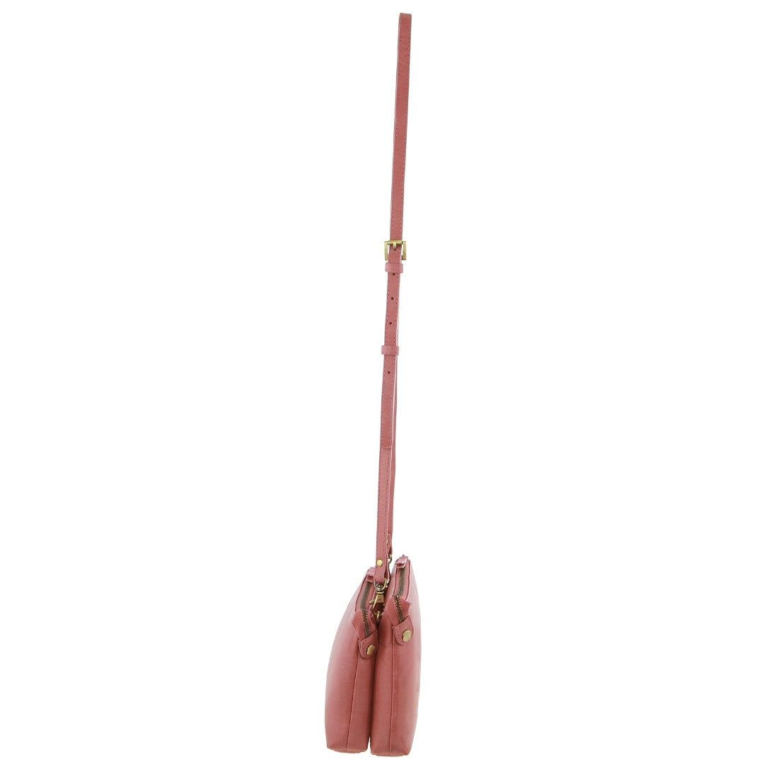 Pierre Cardin Leather Crossbody Bag Crossbody Väska Dam Marsala | HLNQFX204