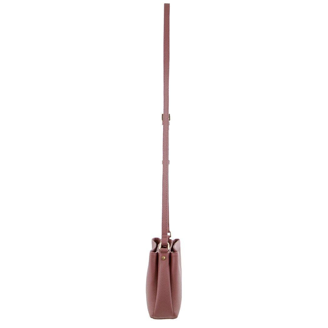 Pierre Cardin Leather Crossbody Bag Crossbody Väska Dam Rosa | GPLERV629