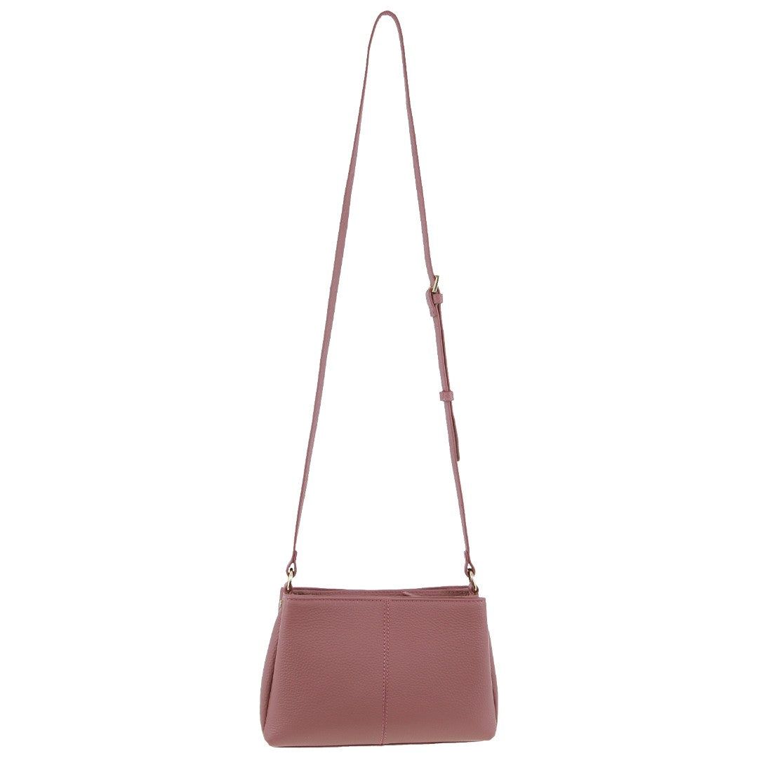 Pierre Cardin Leather Crossbody Bag Crossbody Väska Dam Rosa | GPLERV629