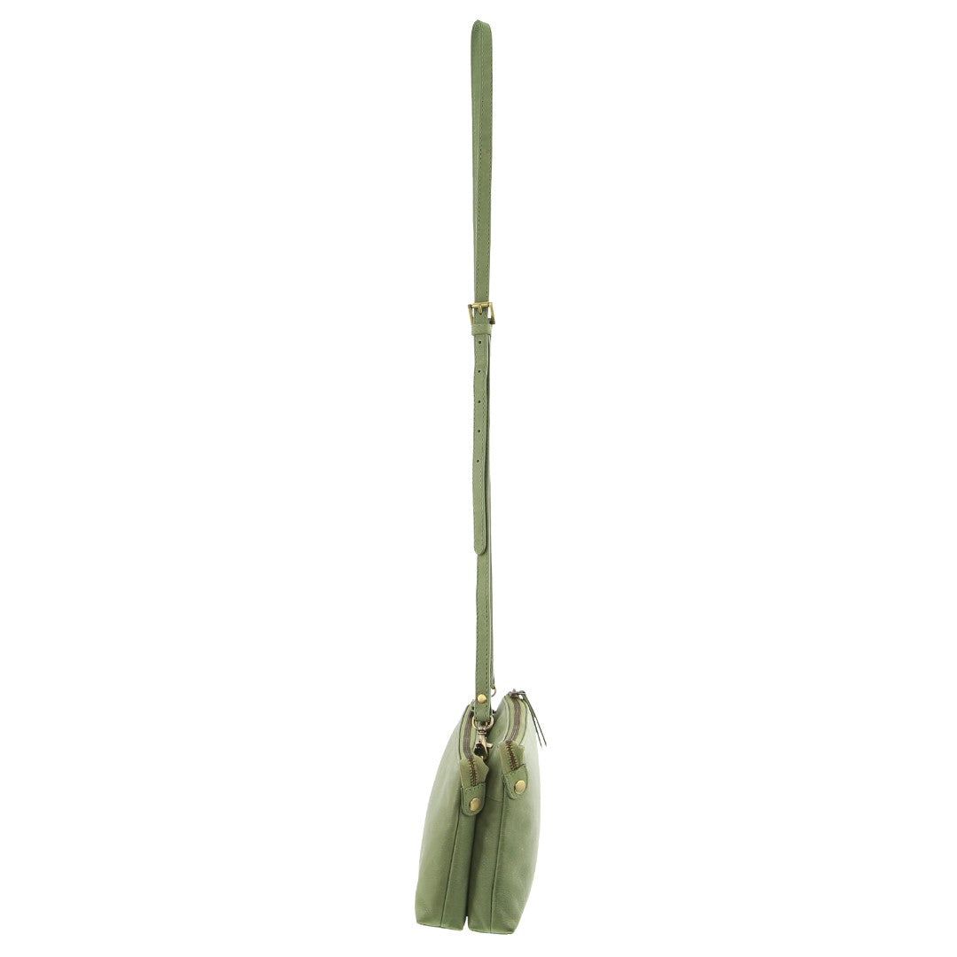 Pierre Cardin Leather Crossbody Bag Crossbody Väska Dam Leaf | NYIUGR624