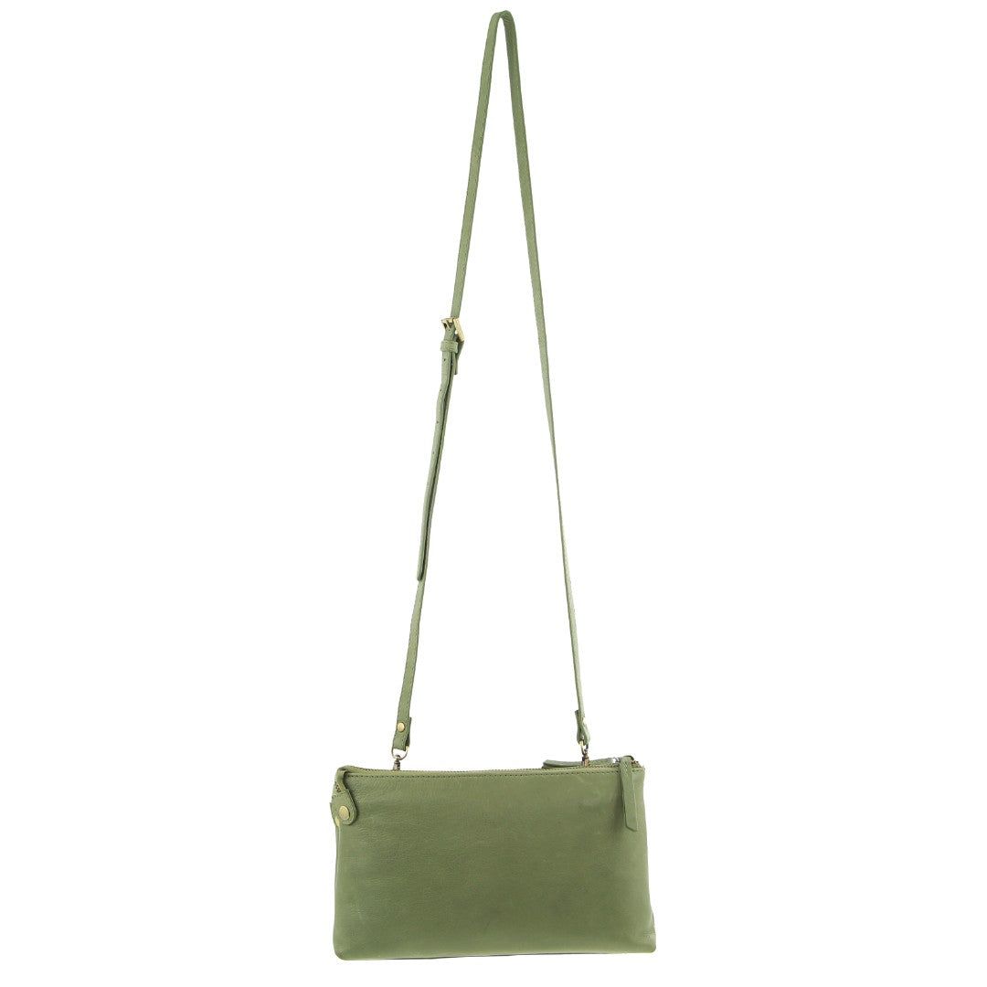 Pierre Cardin Leather Crossbody Bag Crossbody Väska Dam Leaf | NYIUGR624
