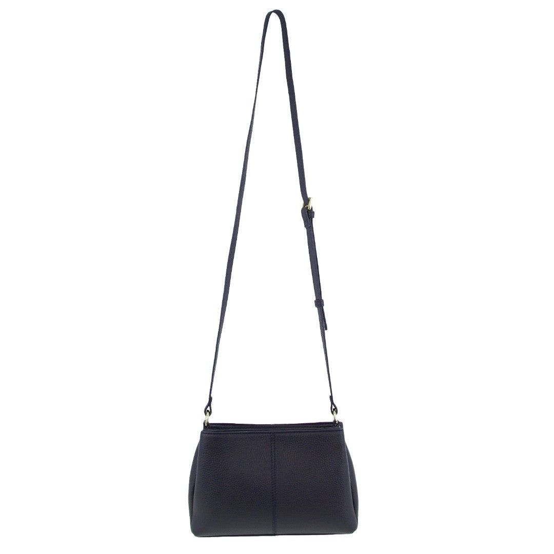 Pierre Cardin Leather Crossbody Bag Crossbody Väska Dam Marinblå | MTUJLA129