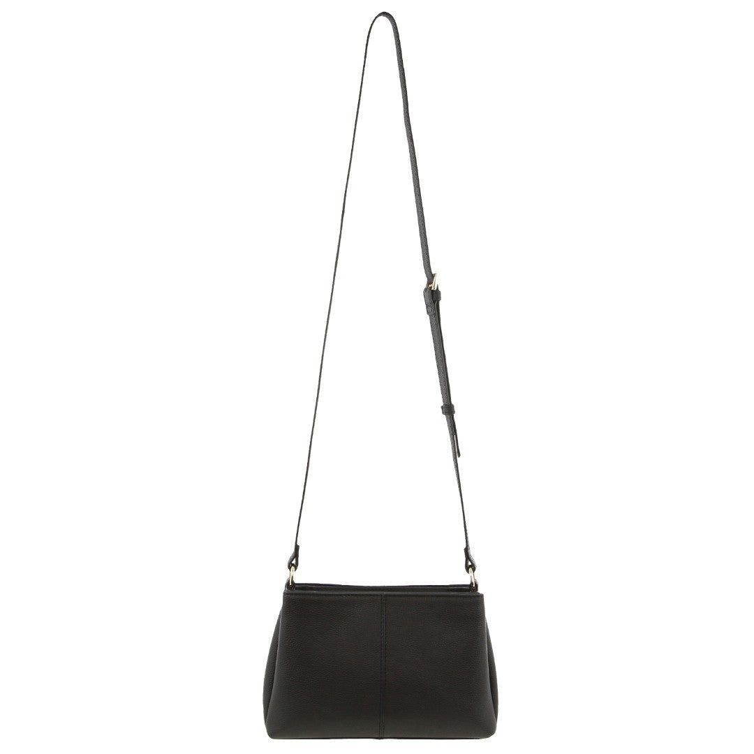 Pierre Cardin Leather Crossbody Bag Crossbody Väska Dam Svarta | MEDJXH947