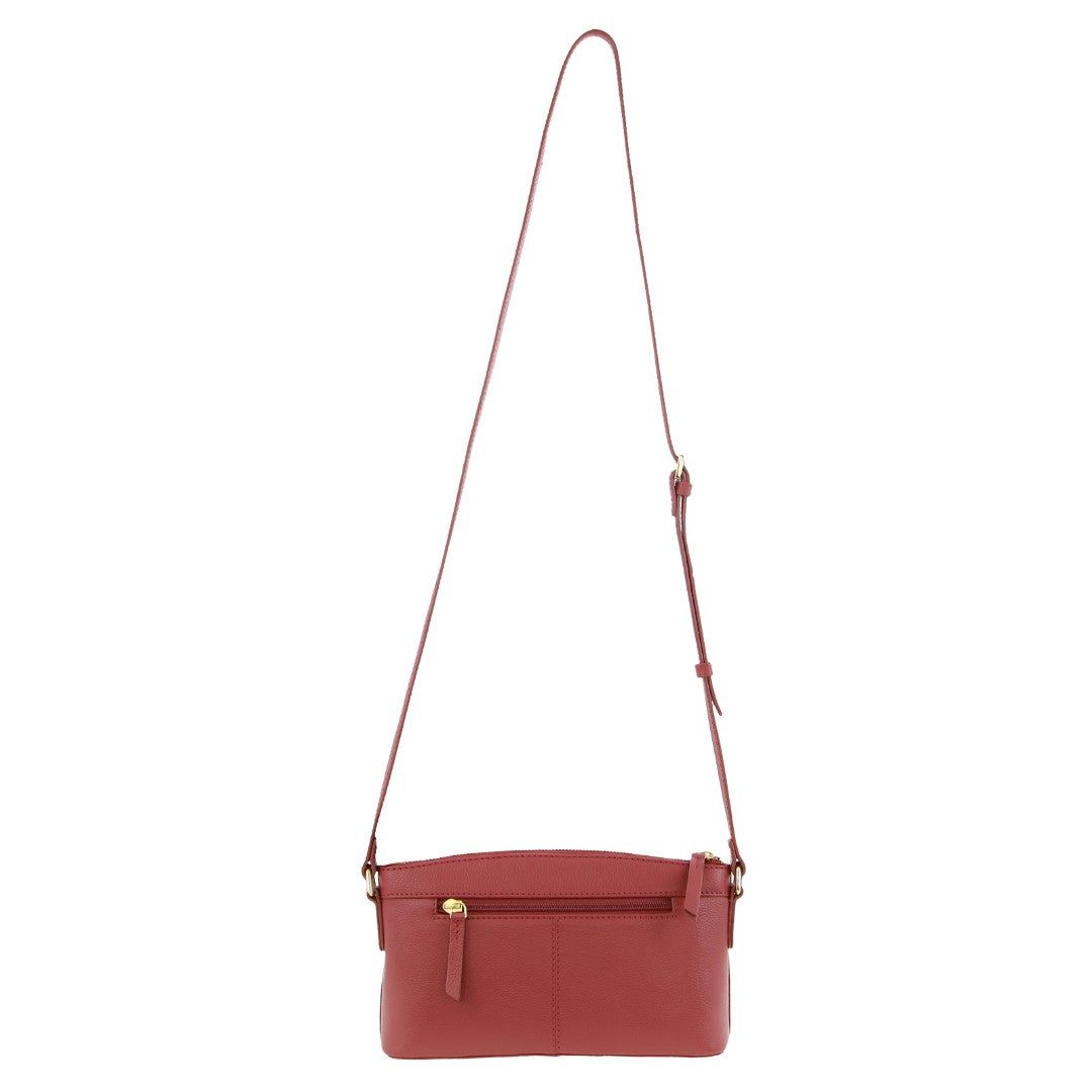 Pierre Cardin Leather Crossbody Bag Handbags Dam Rosa | QFNKVD821