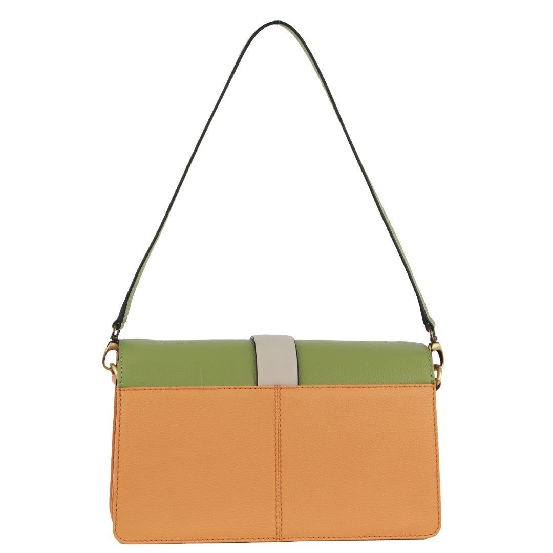 Pierre Cardin Leather Crossbody Clutch Bag Crossbody Väska Dam Aprikos | UVBDCK195