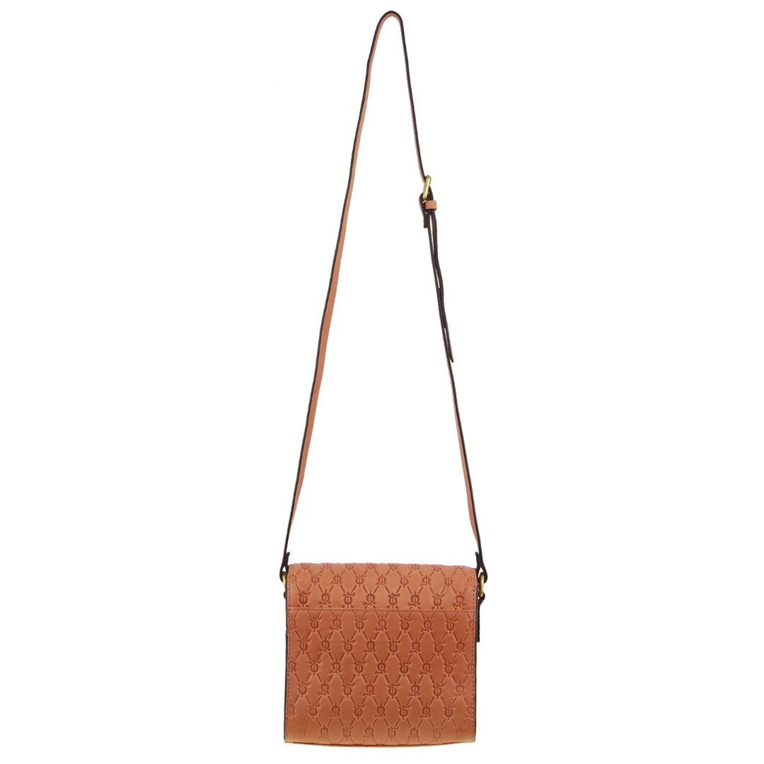 Pierre Cardin Leather Diamond Embossed Cross-Body Bag Crossbody Väska Dam Aprikos | YFHWXK425