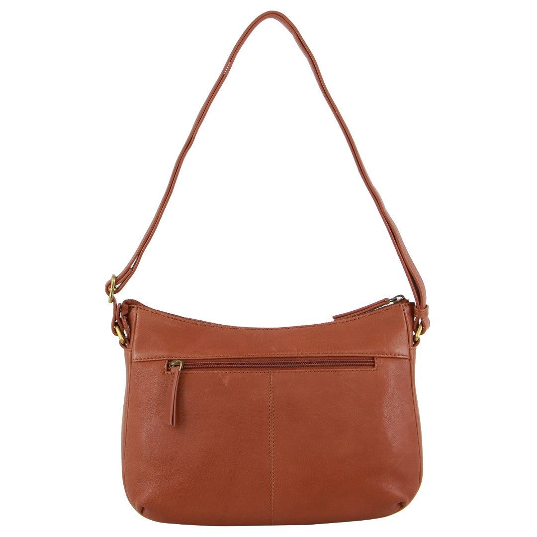 Pierre Cardin Leather Diamond Pattern Embossed Cross-Body Bag Crossbody Väska Dam Bruna | UYPQJE326