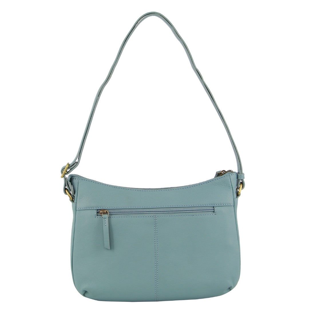 Pierre Cardin Leather Diamond Pattern Embossed Cross-Body Bag Crossbody Väska Dam Blå | OYUNXD524