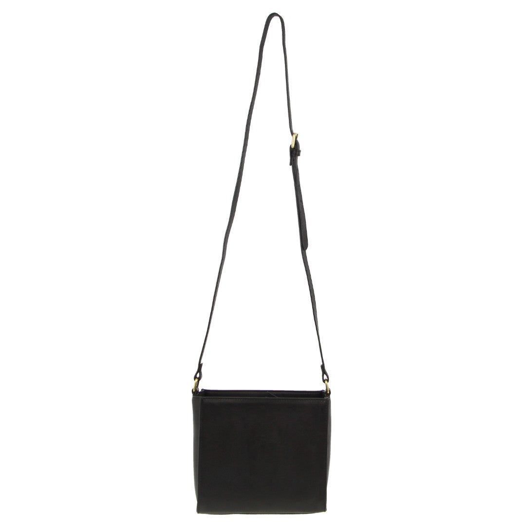 Pierre Cardin Leather Diamond Pattern Embossed Cross-Body Bag Clutch Dam Svarta | YNCXUS162