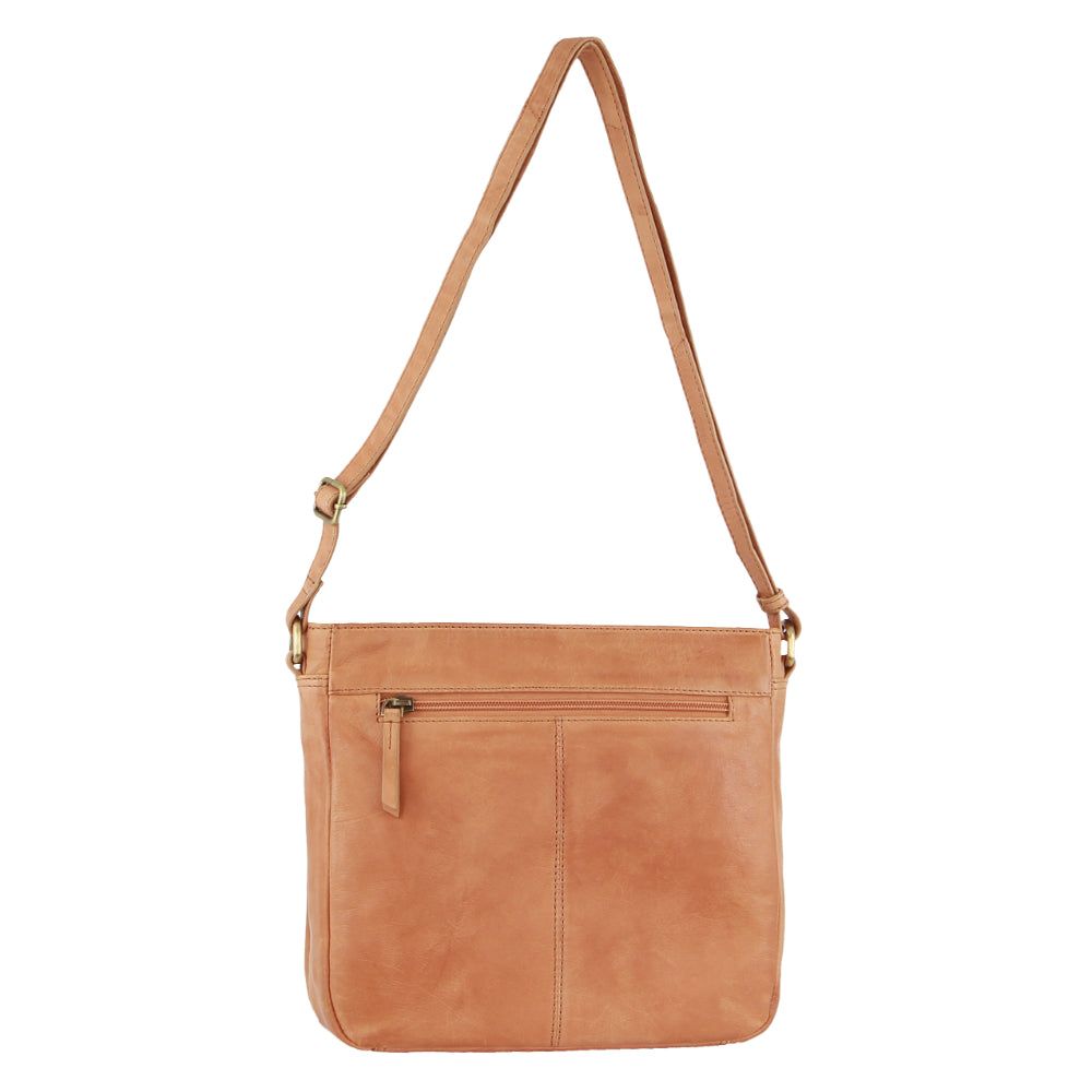 Pierre Cardin Leather Embossed Crossbody Bag Crossbody Väska Dam Aprikos | BVANUZ185