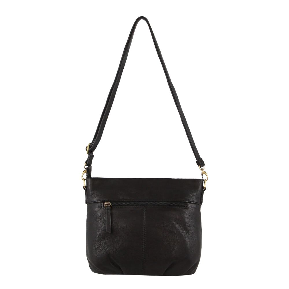 Pierre Cardin Leather Embossed Crossbody Bag Mobile Phone Wallets Dam Svarta | TMUPKZ974