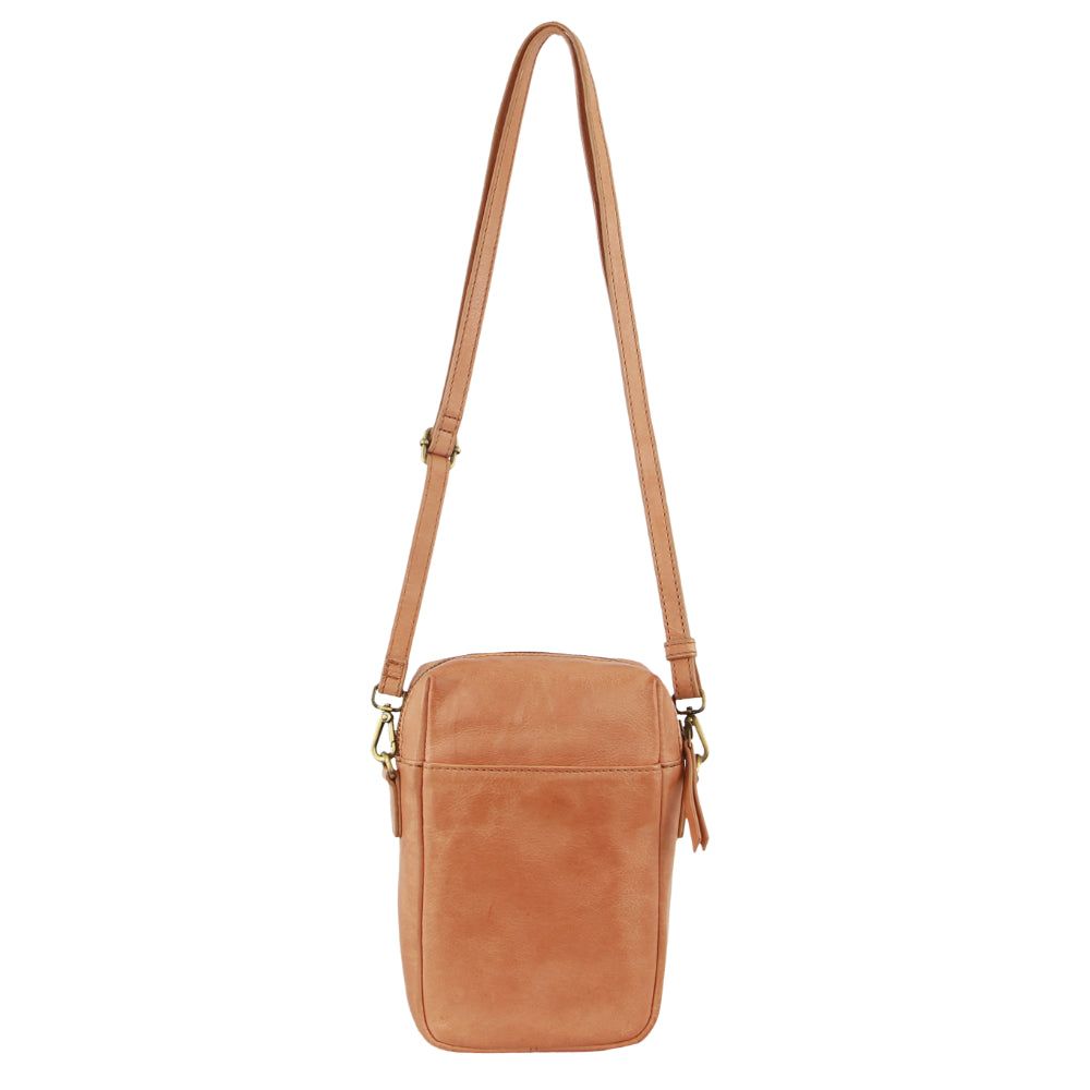 Pierre Cardin Leather Embossed Phone Crossbody Bag Mobile Phone Wallets Dam Aprikos | RXDPVU650