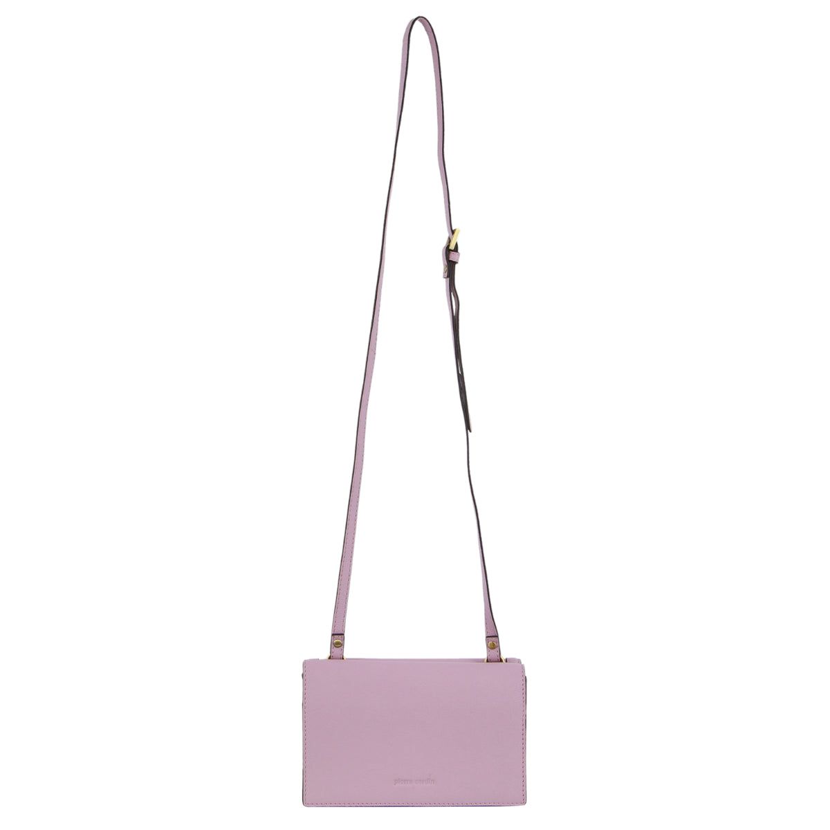 Pierre Cardin Leather Flap Over Cross-Body Bag Clutch Dam Rosa | RZXVHN269