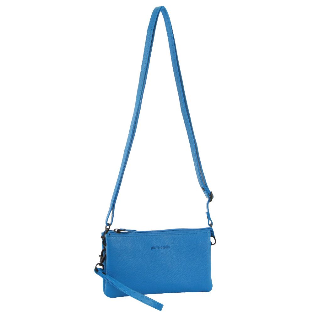 Pierre Cardin Leather Multiway Cross-Body Bag Clutch Dam Ljusturkos | BKYRVX245