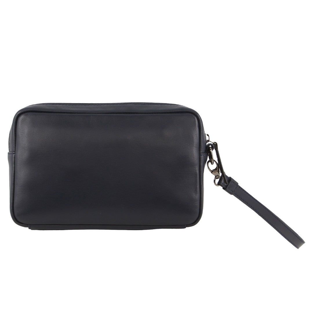 Pierre Cardin Leather Organiser Bag Organiser Bags & Folios Herr Marinblå | VOPIQT451