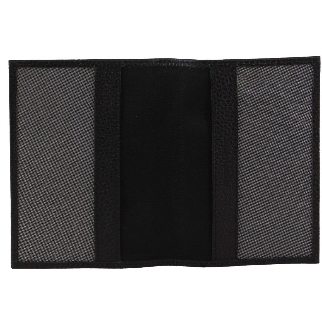 Pierre Cardin Leather Passport Wallet Cover Passport Wallets Herr Svarta | BGEPHI597