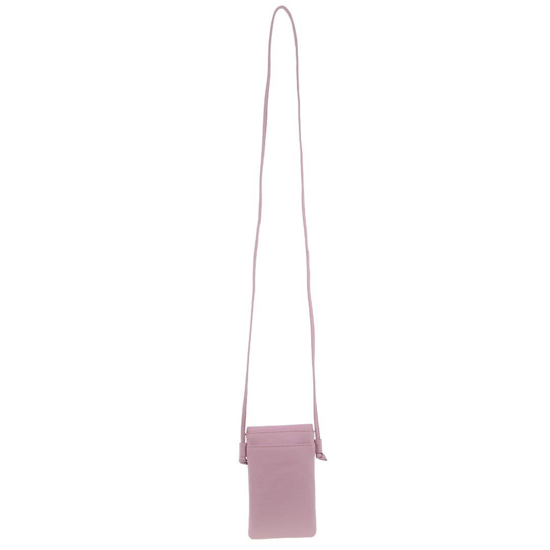 Pierre Cardin Leather Phone Bag Mobile Phone Wallets Dam Rosa | KNZHTL650