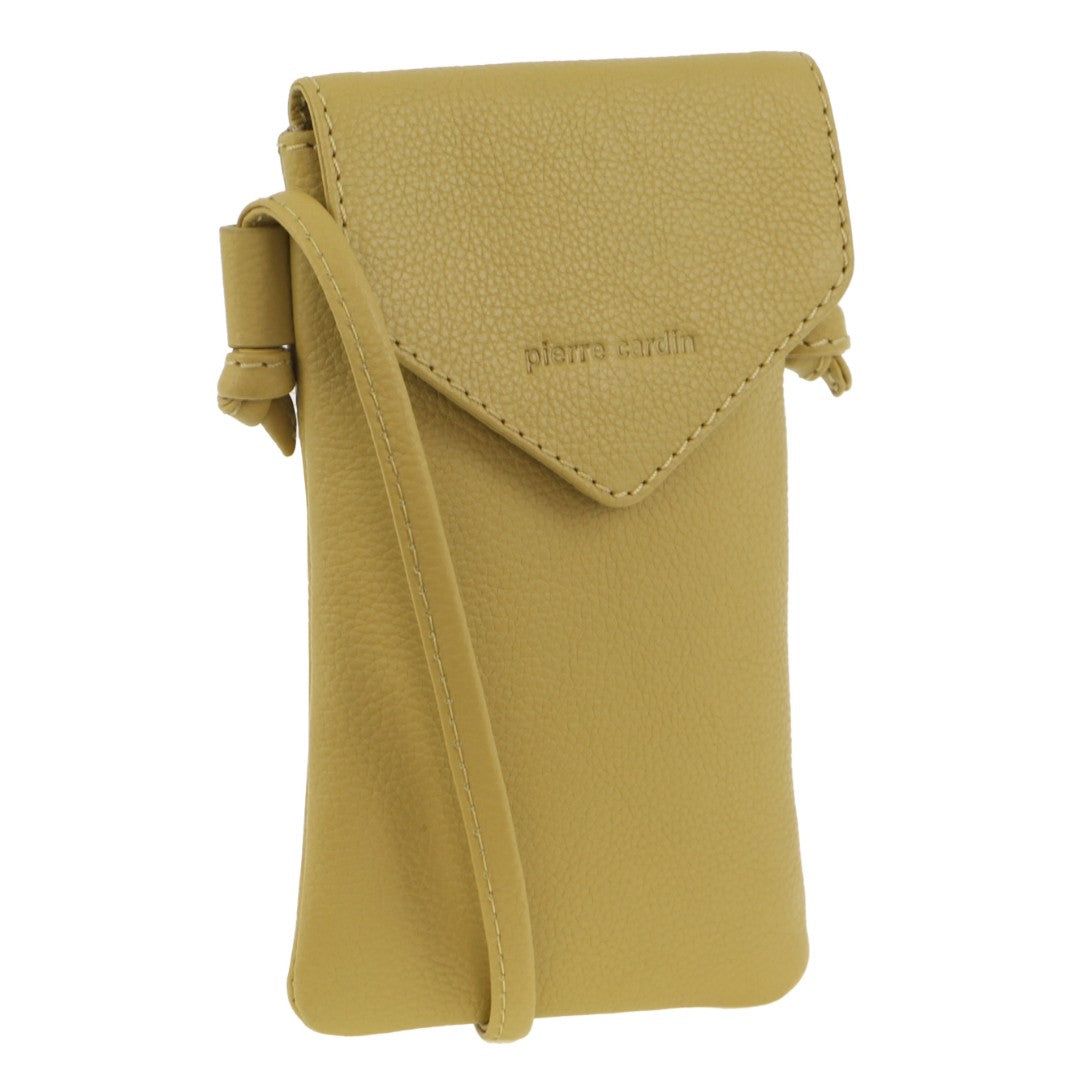 Pierre Cardin Leather Phone Bag Mobile Phone Wallets Dam Gula | JYXNDB319