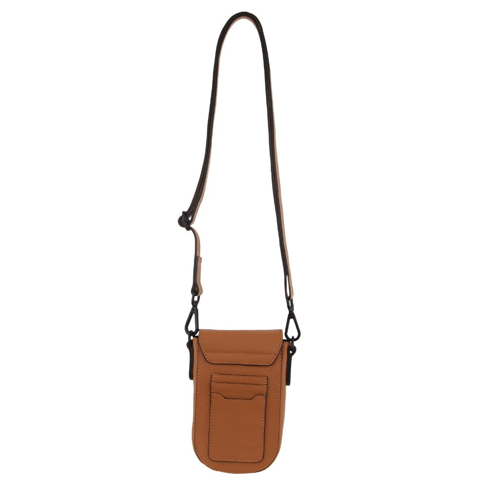 Pierre Cardin Leather Rustic Phone Bag Mobile Phone Wallets Dam Bruna | GFNSKV578