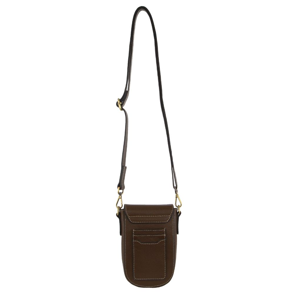 Pierre Cardin Leather Rustic Phone Bag Mobile Phone Wallets Dam Lila | FPRJZX530
