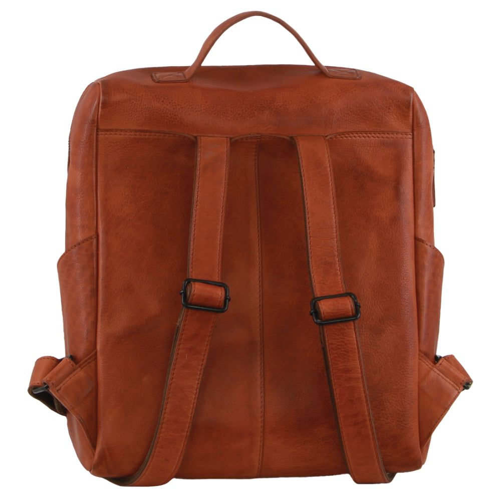 Pierre Cardin Leather Square Backpack Ryggsäckar Dam Bruna | MVLUHS230