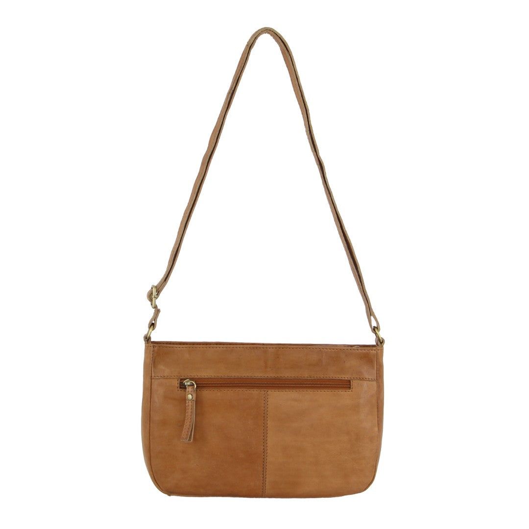 Pierre Cardin Leather Stitch-design Cross-body Bag Crossbody Väska Dam Bruna | XZHOTY726