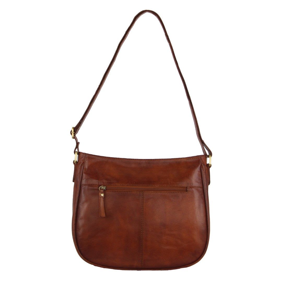 Pierre Cardin Leather Stud Detail Cross-body Bag Crossbody Väska Dam Bruna | LGUTNV758