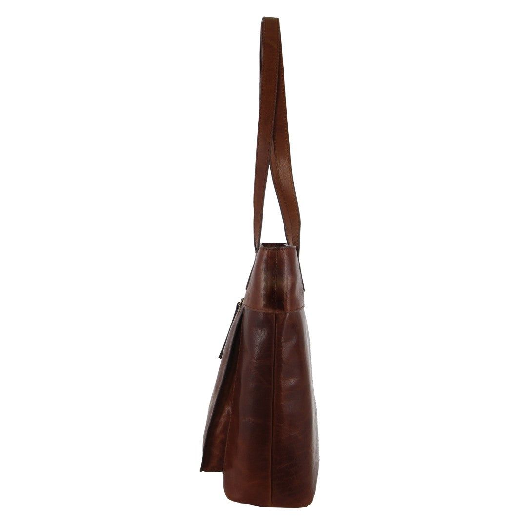 Pierre Cardin Leather Tote Bag Handbags Dam Bruna | VEQNHR791