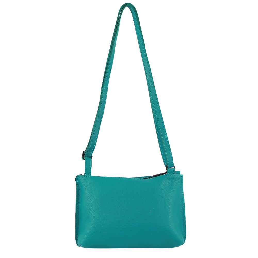 Pierre Cardin Leather Trendy Cross-Body Bag Crossbody Väska Dam Turkos | ZLPAOS984