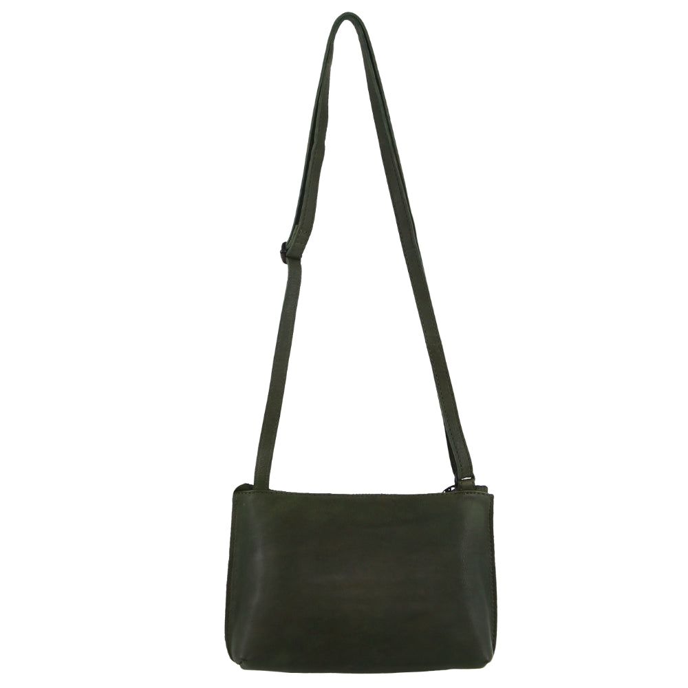 Pierre Cardin Leather Trendy Cross-Body Bag Crossbody Väska Dam Mörkgröna | SQPVTZ279