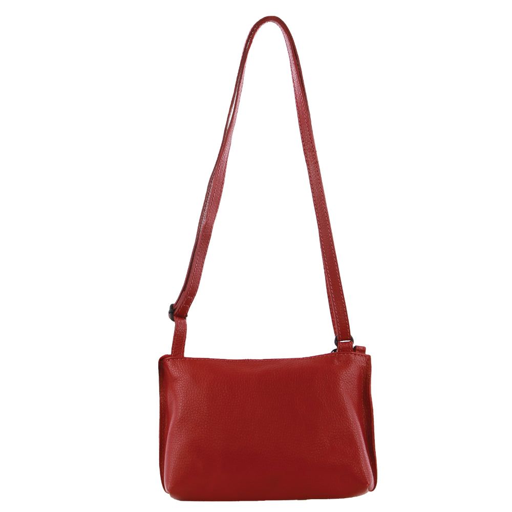 Pierre Cardin Leather Trendy Cross-Body Bag Crossbody Väska Dam Röda | NYJDZF764