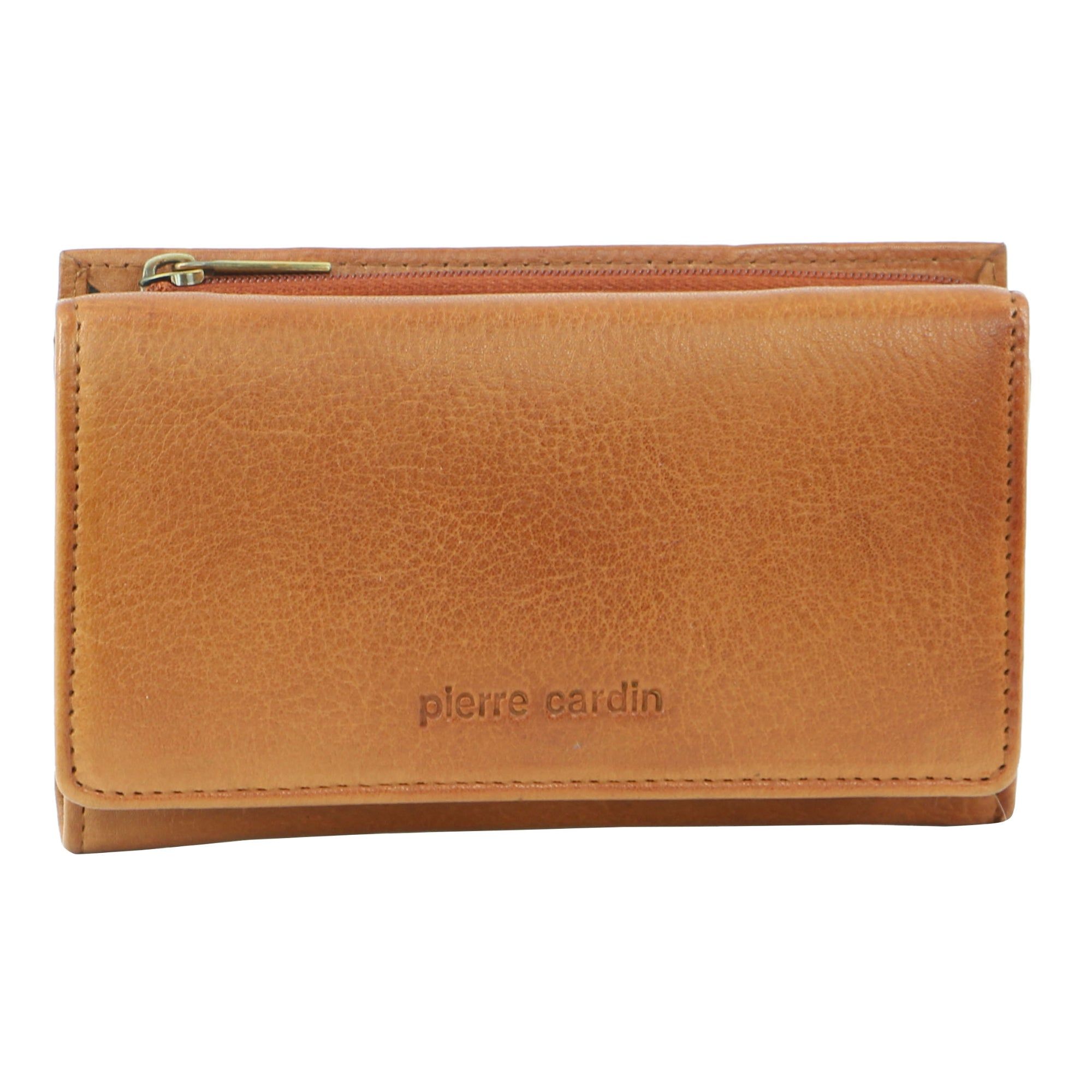 Pierre Cardin Leather Tri-Fold Wallet Medium Wallets Dam Bruna | OLVBSY928