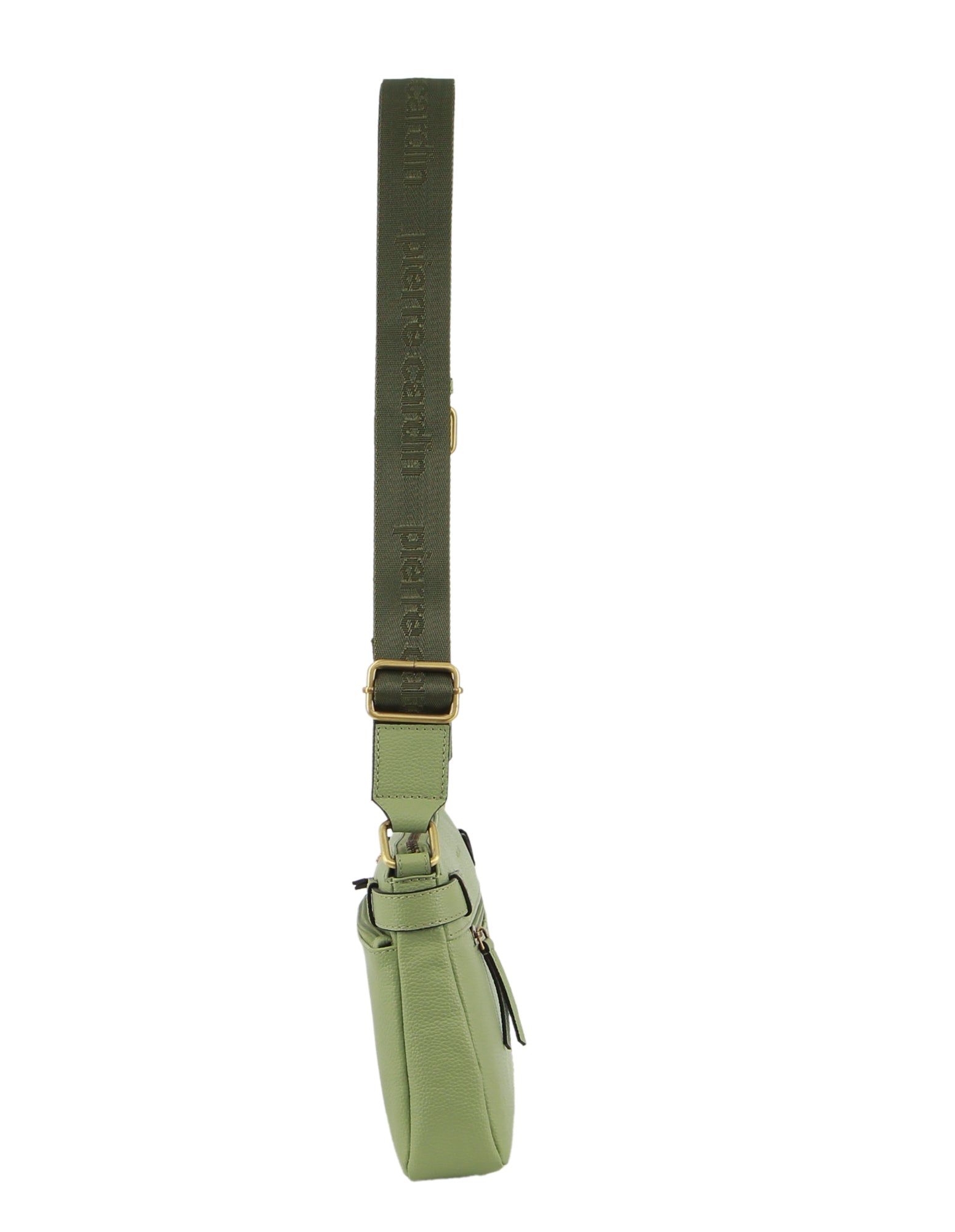 Pierre Cardin Leather Webbing Strap Handbag Crossbody Väska Dam Jade | SGTLQA283
