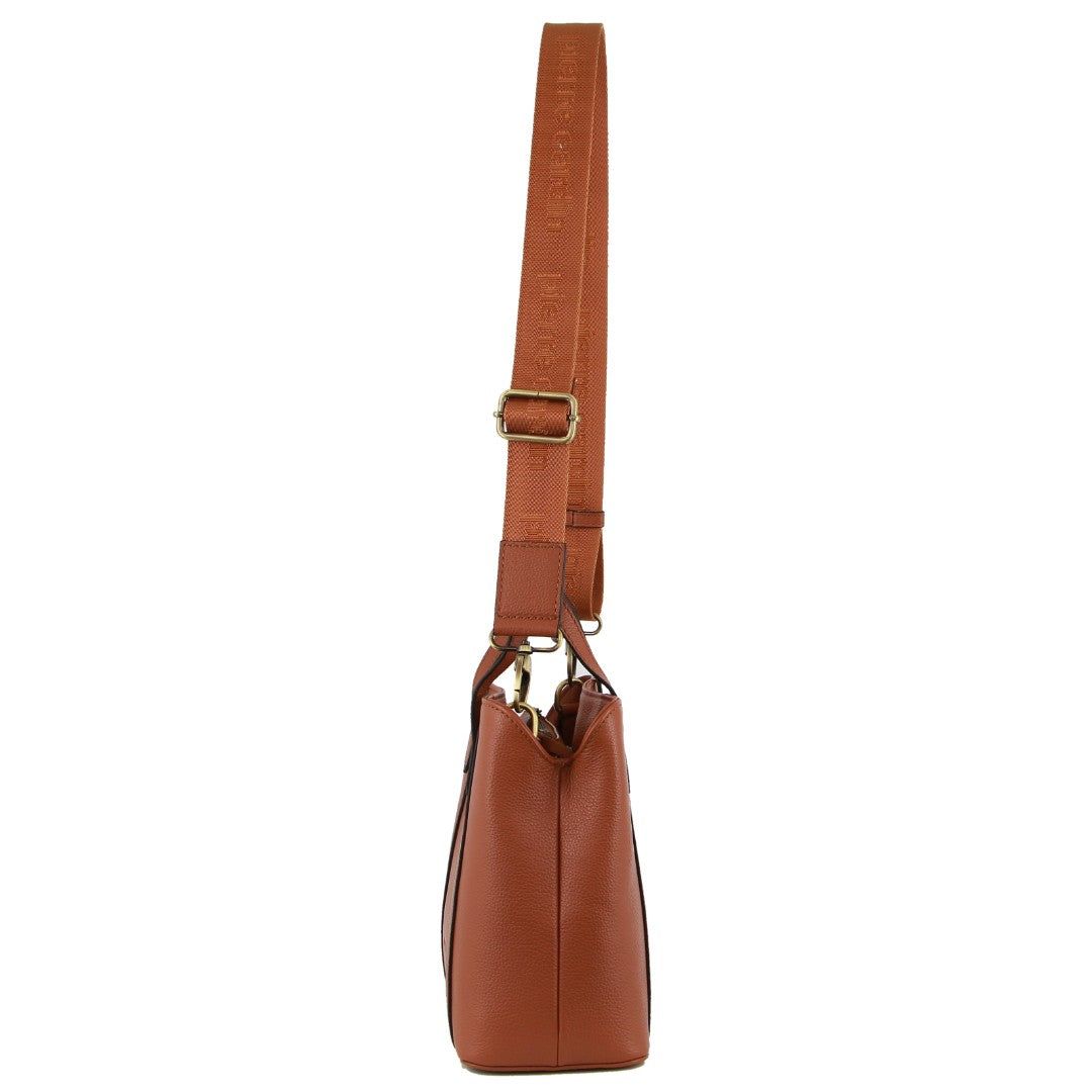 Pierre Cardin Leather Webbing Strap Tote Bag Handbags Dam Bruna | XYMVIT950