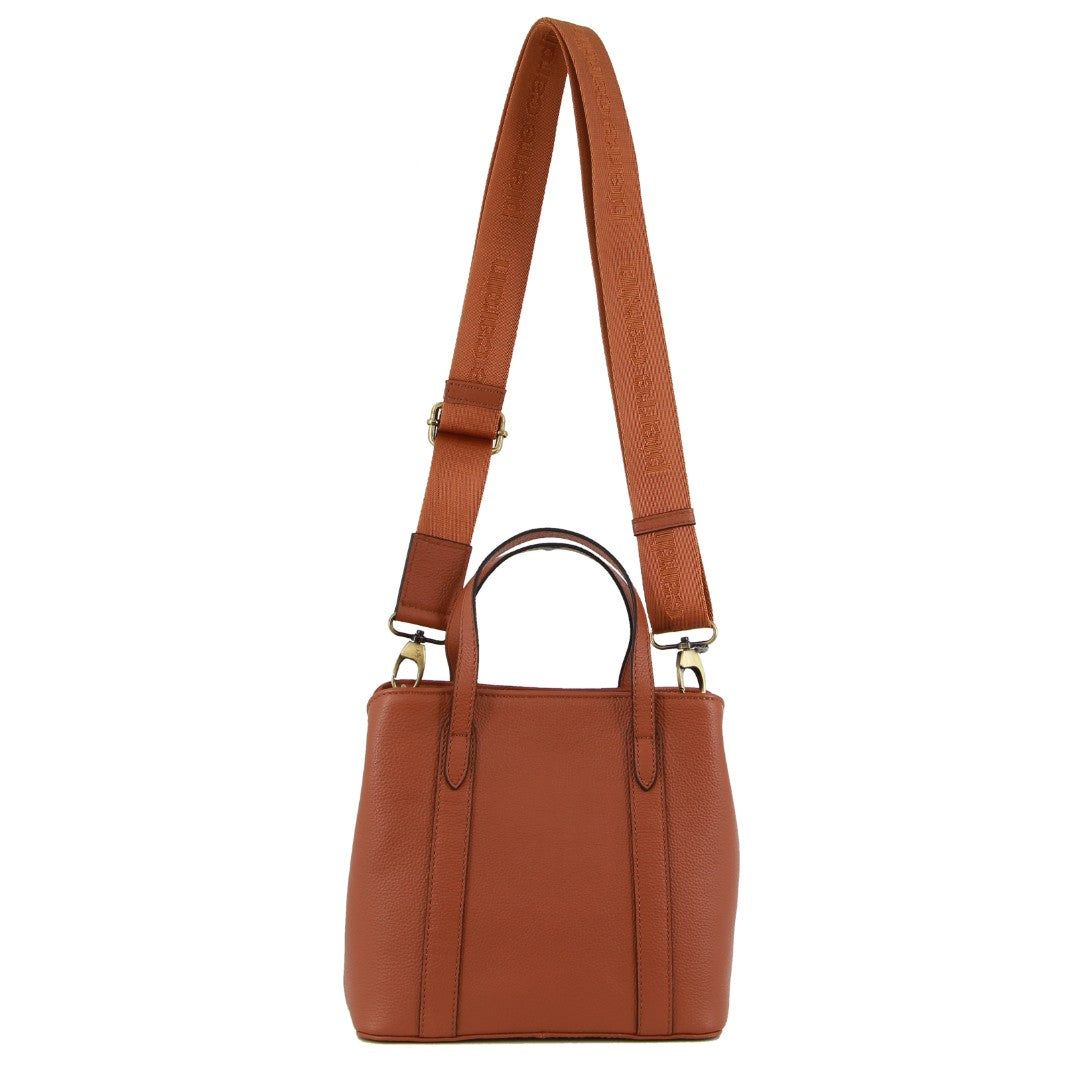 Pierre Cardin Leather Webbing Strap Tote Bag Handbags Dam Bruna | XYMVIT950