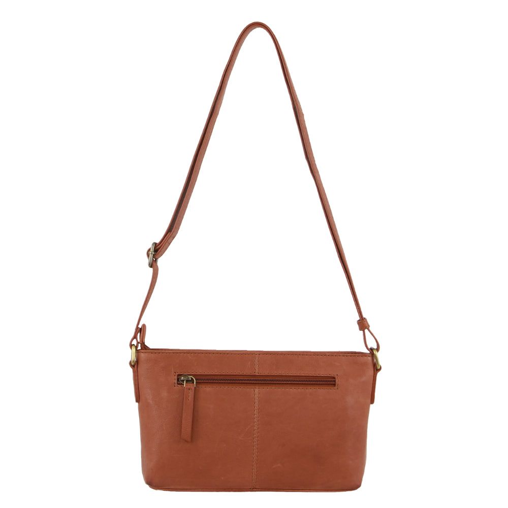 Pierre Cardin Leather Woven Design Crossbody Bag Mobile Phone Wallets Dam Bruna | KMVLJH240