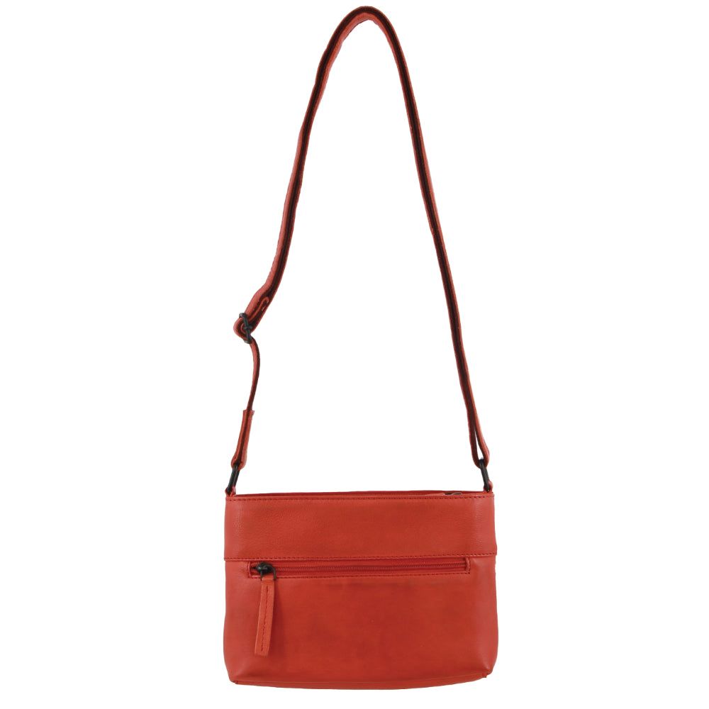 Pierre Cardin Leather Woven Embossed Cross-Body Bag Crossbody Väska Dam Orange | XHKMYP417