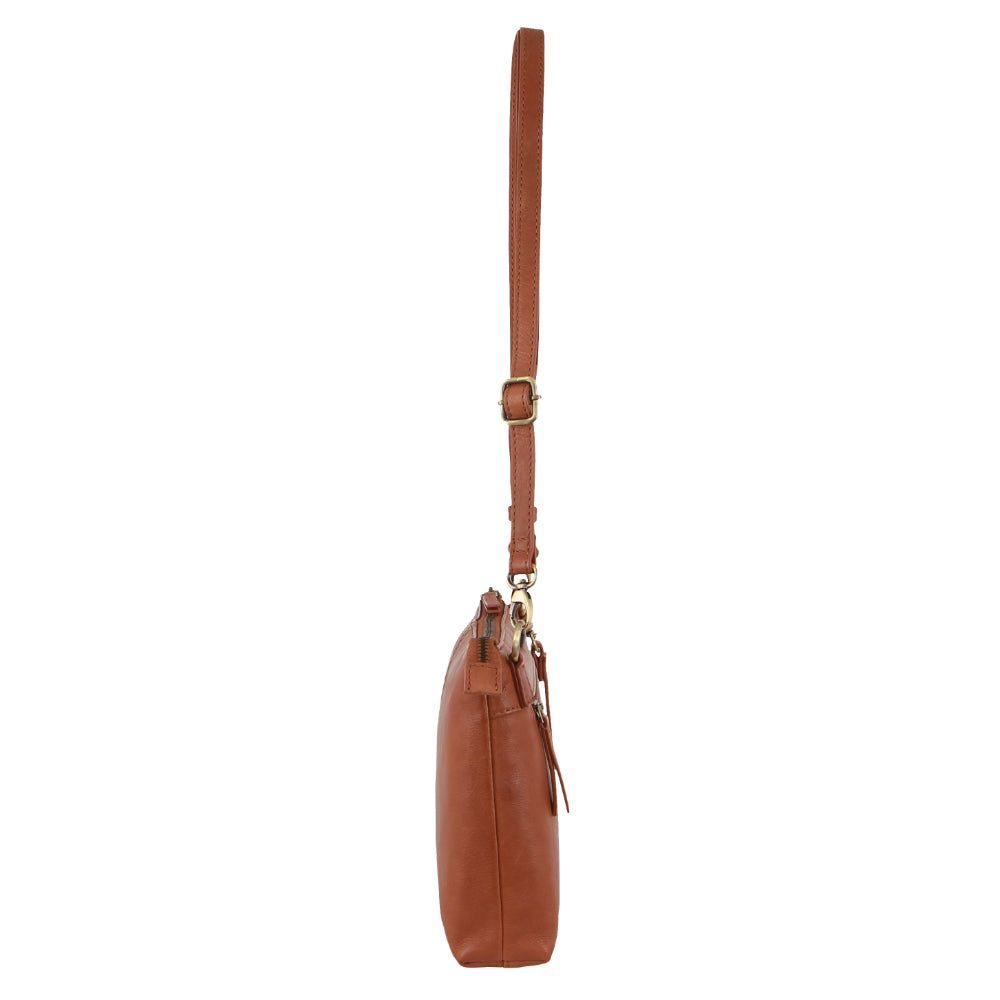 Pierre Cardin Leather Wristlet Crossbody Bag Mobile Phone Wallets Dam Bruna | GLWEAZ175