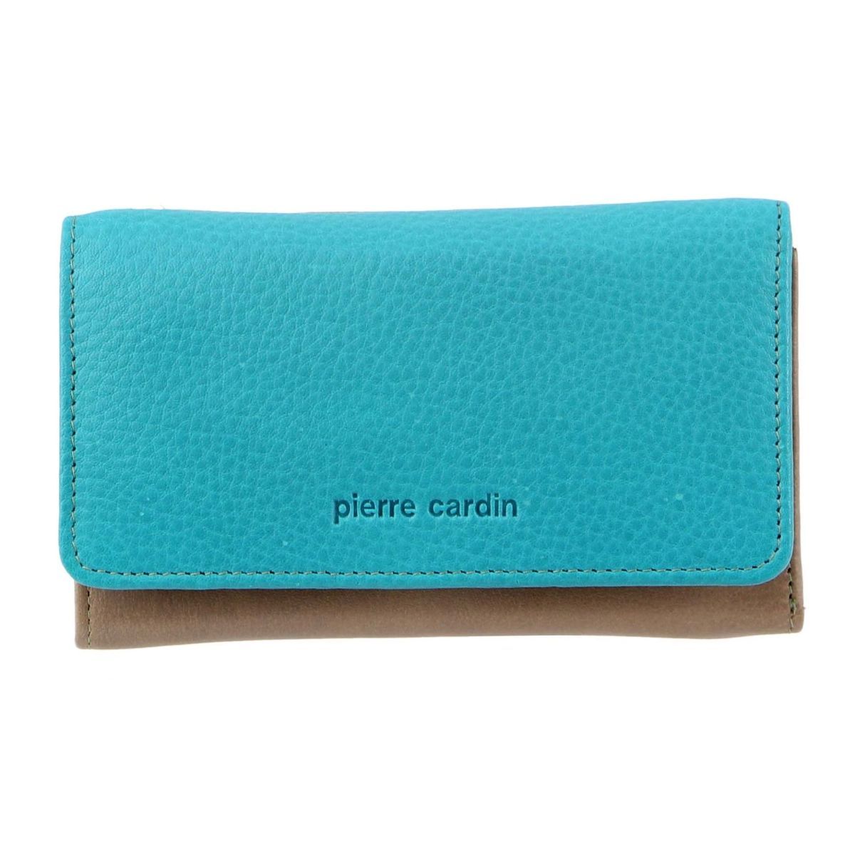 Pierre Cardin MultiColour Leather Tri-Fold Wallet Medium Wallets Dam Turkos | PJFWVC508
