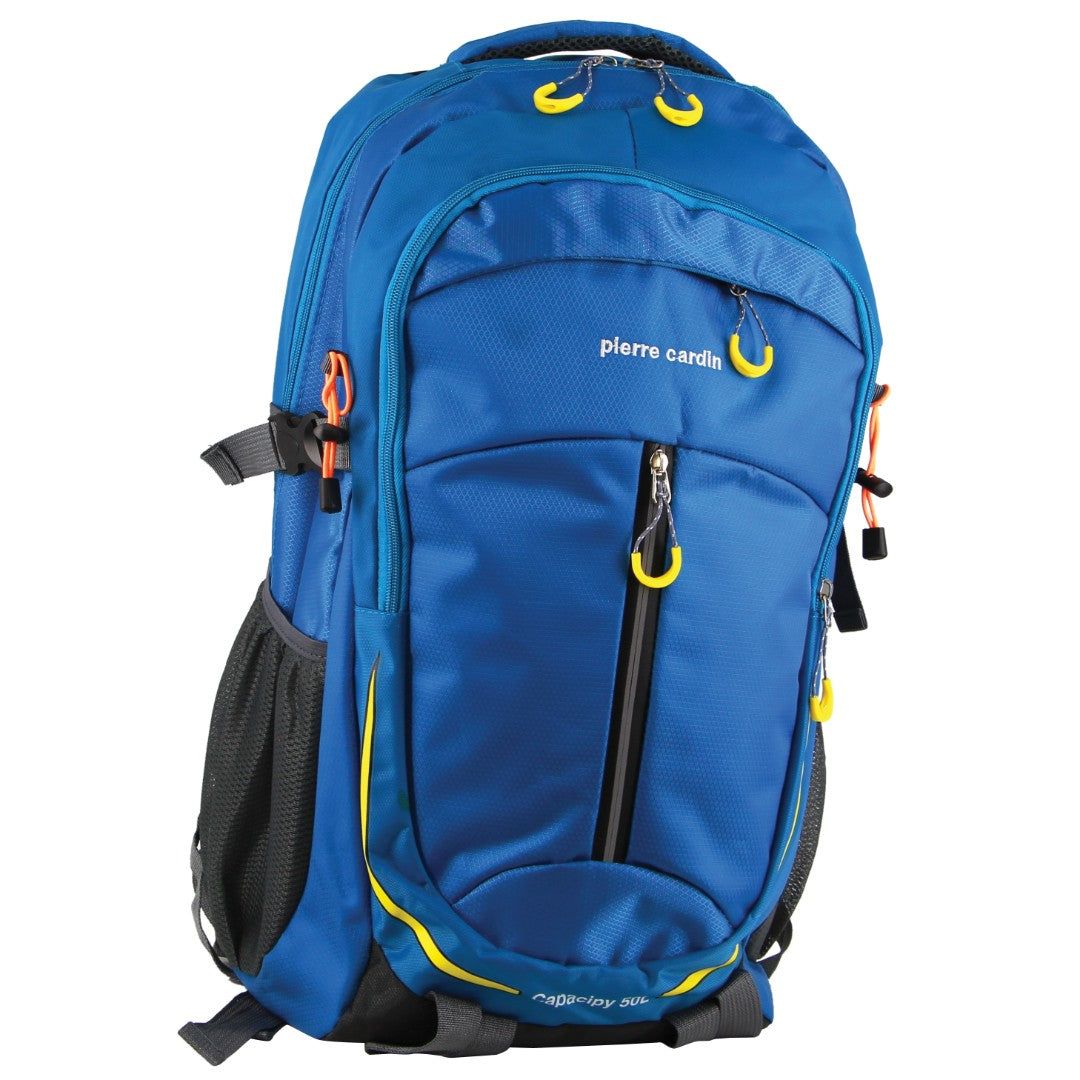 Pierre Cardin Nylon Travel & Sport Large Backpack Reseryggsäck Travel Blå | TLNXFA083