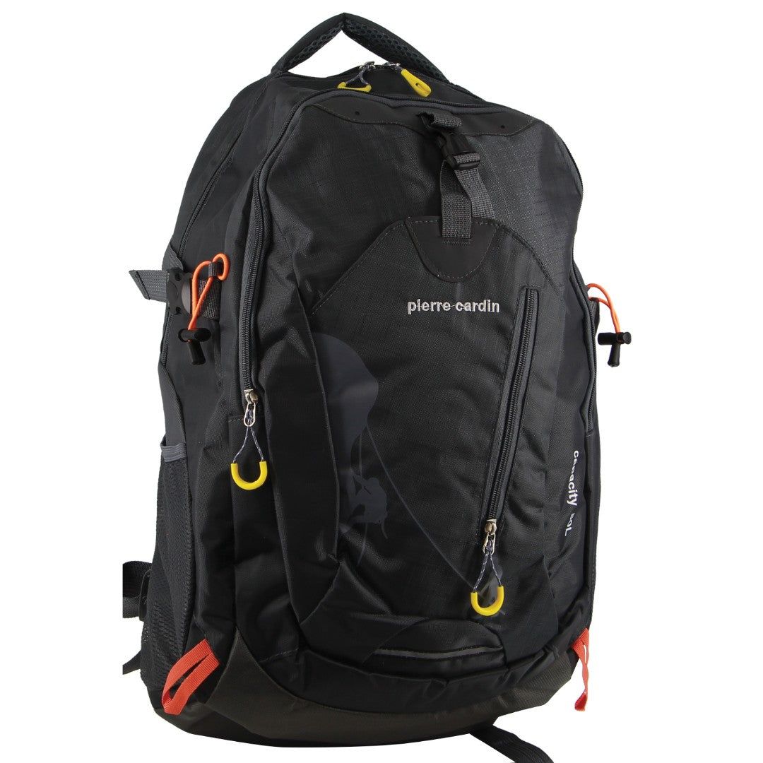 Pierre Cardin Nylon Travel & Sport Medium Backpack Reseryggsäck Travel Grå | DFQWGB276