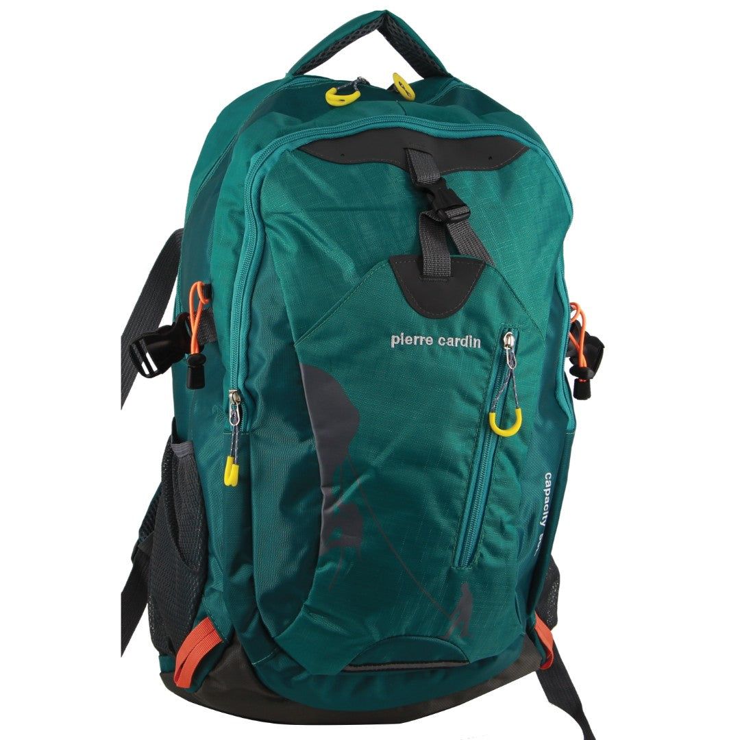 Pierre Cardin Nylon Travel & Sport Medium Backpack Reseryggsäck Travel Gröna | OIUMHD210