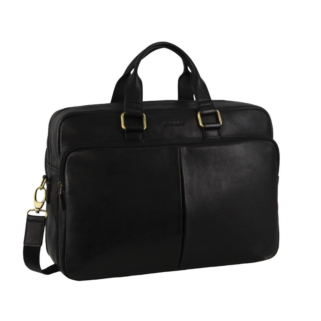 Pierre Cardin Rustic Business Computer Bag Business Computer Bags Herr Svarta | ICZWBM610