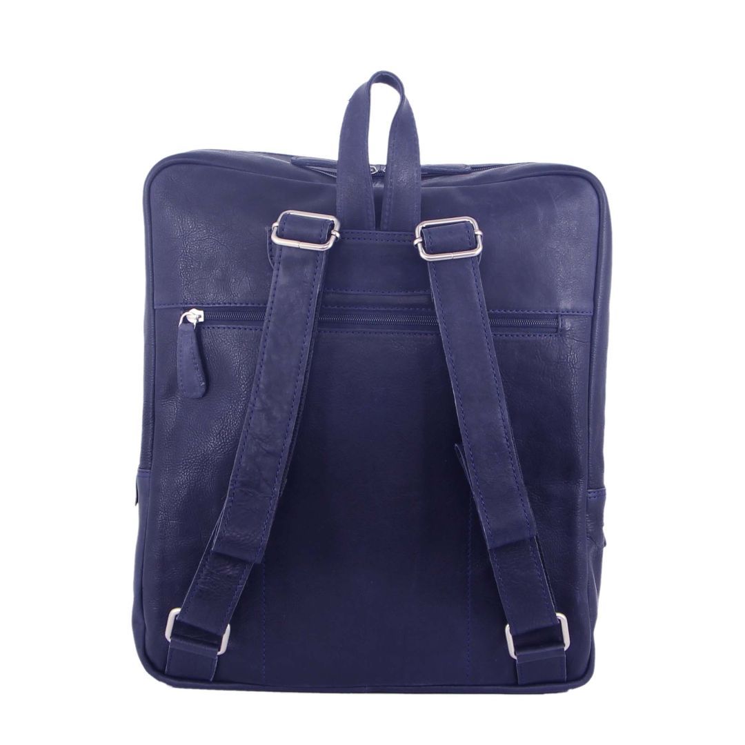 Pierre Cardin Rustic Leather Backpack Ryggsäckar Herr Midnight | NDRPSG051