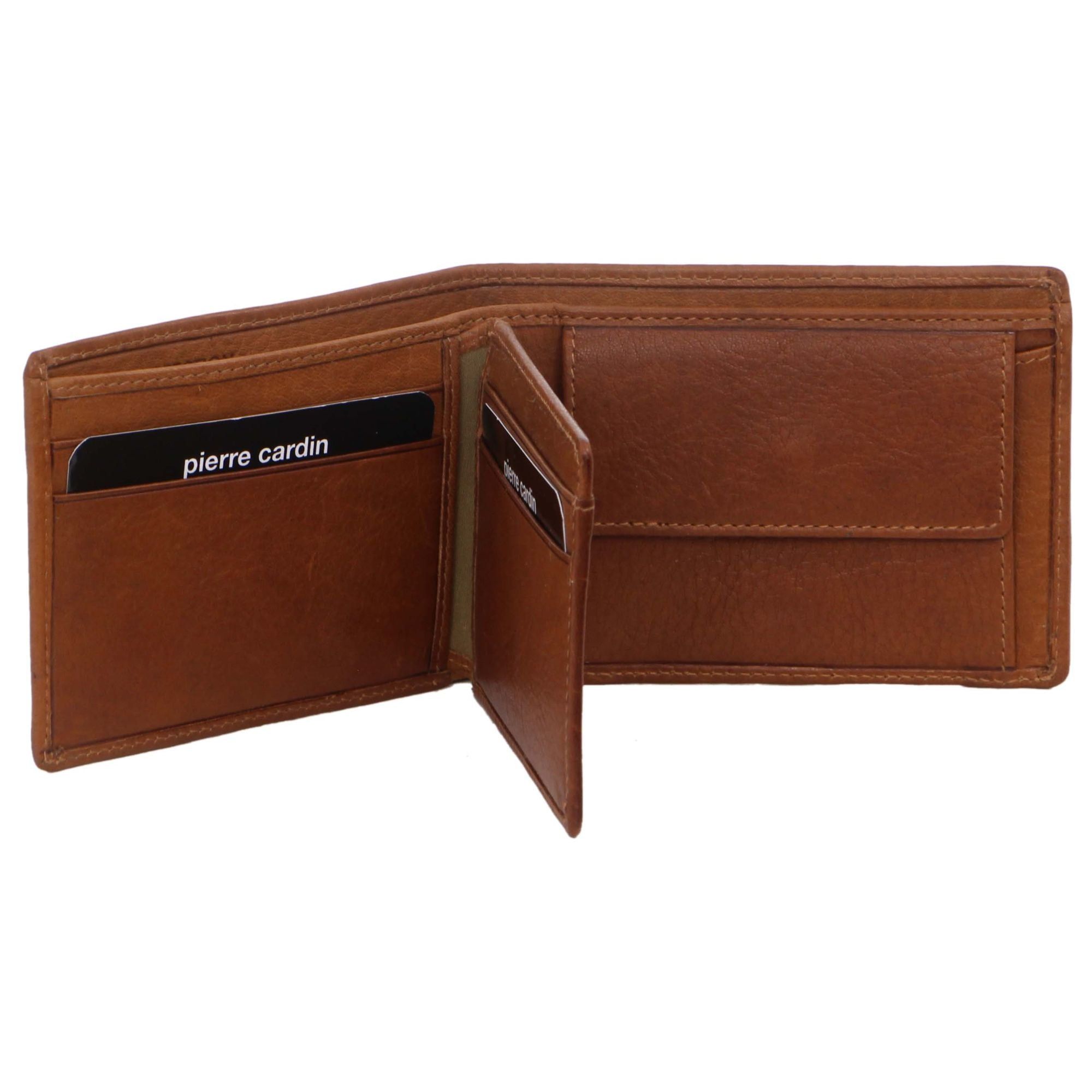 Pierre Cardin Rustic Leather Bi-Fold Wallet Bi-Fold Wallets Herr Bruna | ZHSWXD067