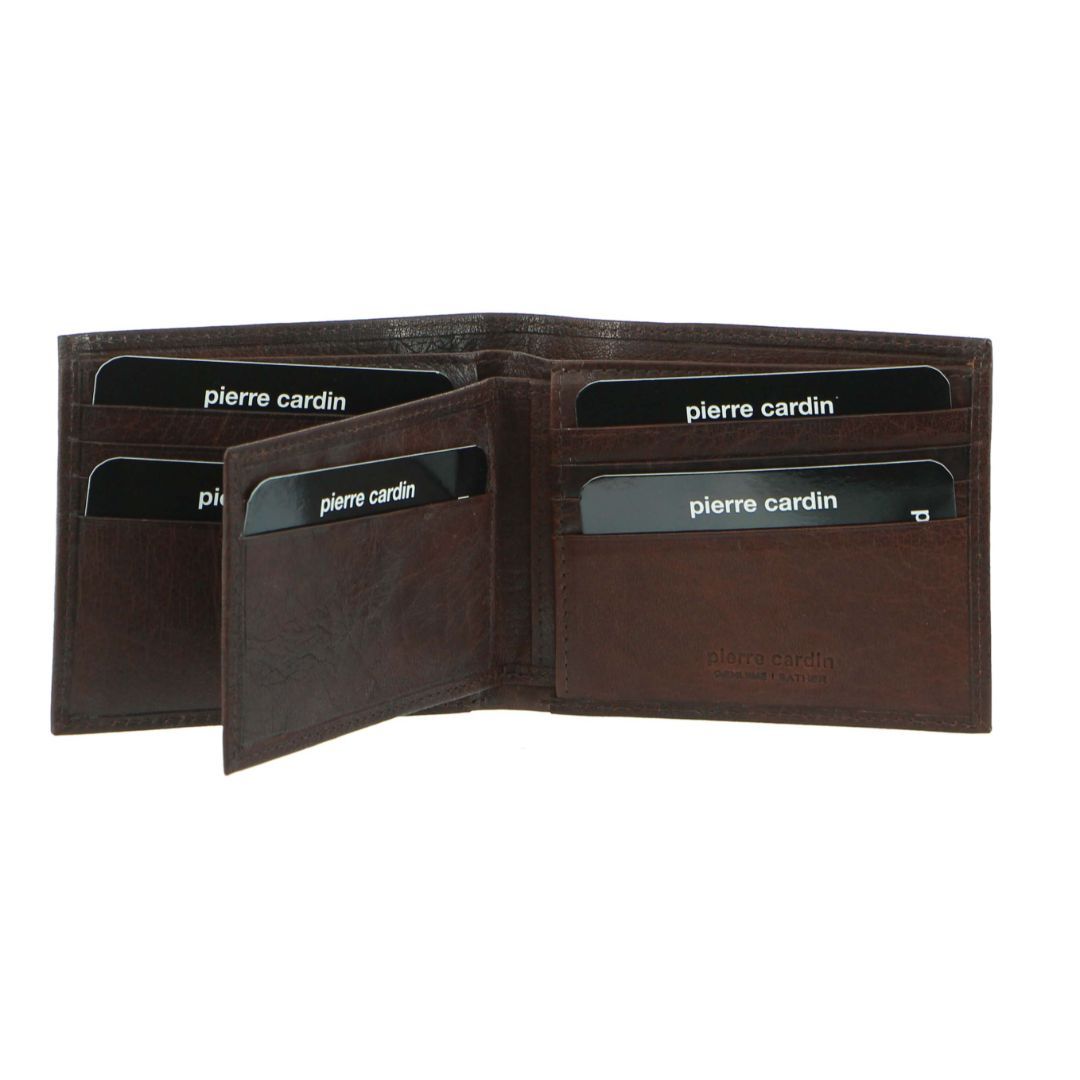 Pierre Cardin Rustic Leather Bi-Fold Wallet Bi-Fold Wallets Herr Bruna | KMFLJP249