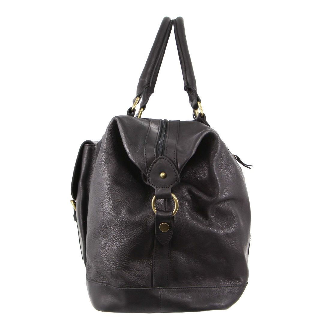 Pierre Cardin Rustic Leather Business Overnight Bag Overnight Bags Travel Svarta | AYGLIF564