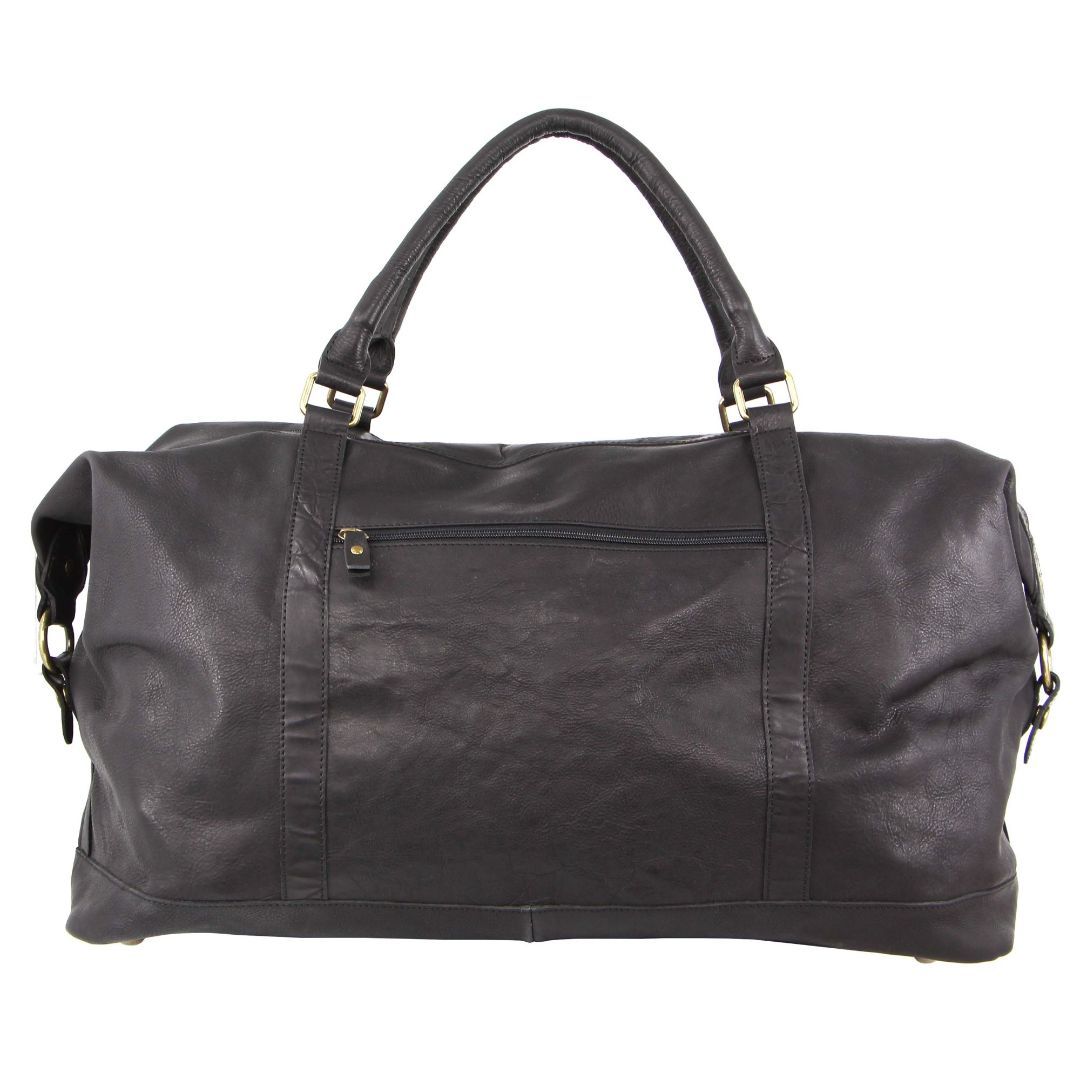 Pierre Cardin Rustic Leather Business Overnight Bag Overnight Bags Travel Svarta | AYGLIF564